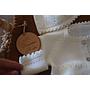 Conjunto GRECIA en 4 piezas. Talle RN color marfil y beige